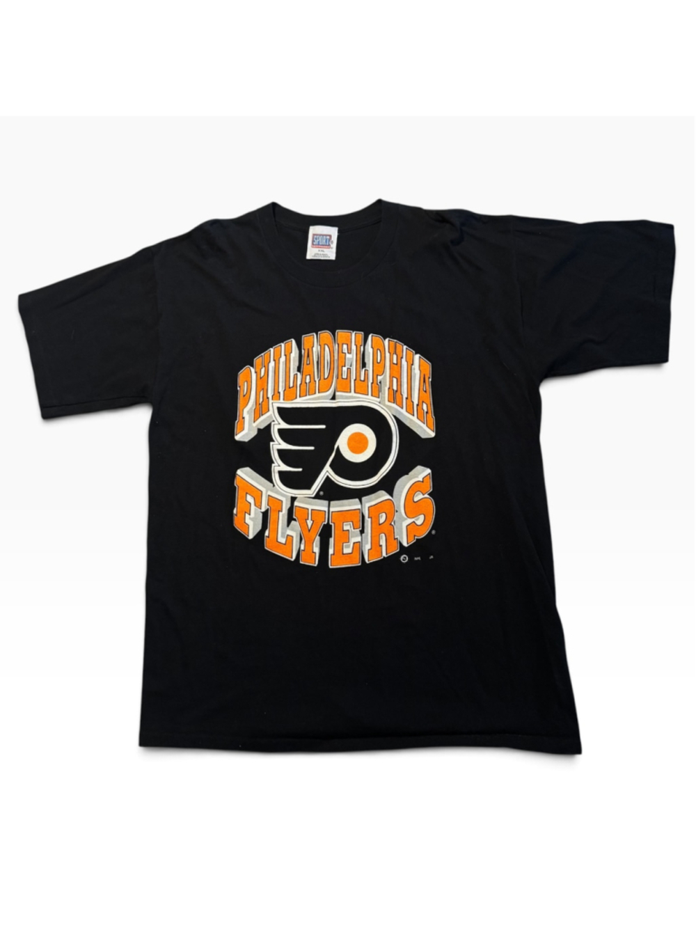 Vintage 90s Sport Attack Philadelphia Flyers Single Stitch T-Shirt Size XXL